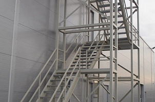 Лестницы, площадки, стремянки и ограждения стальные Серия 1.450.3-7.94